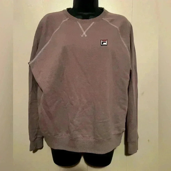 Lavender Women's Sz M Casual Comfy Lounging Sweatshirt by FILA - Picture 1 of 4